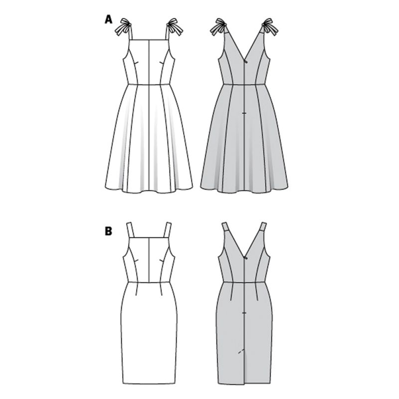 Patron Burda n°6140: Robe