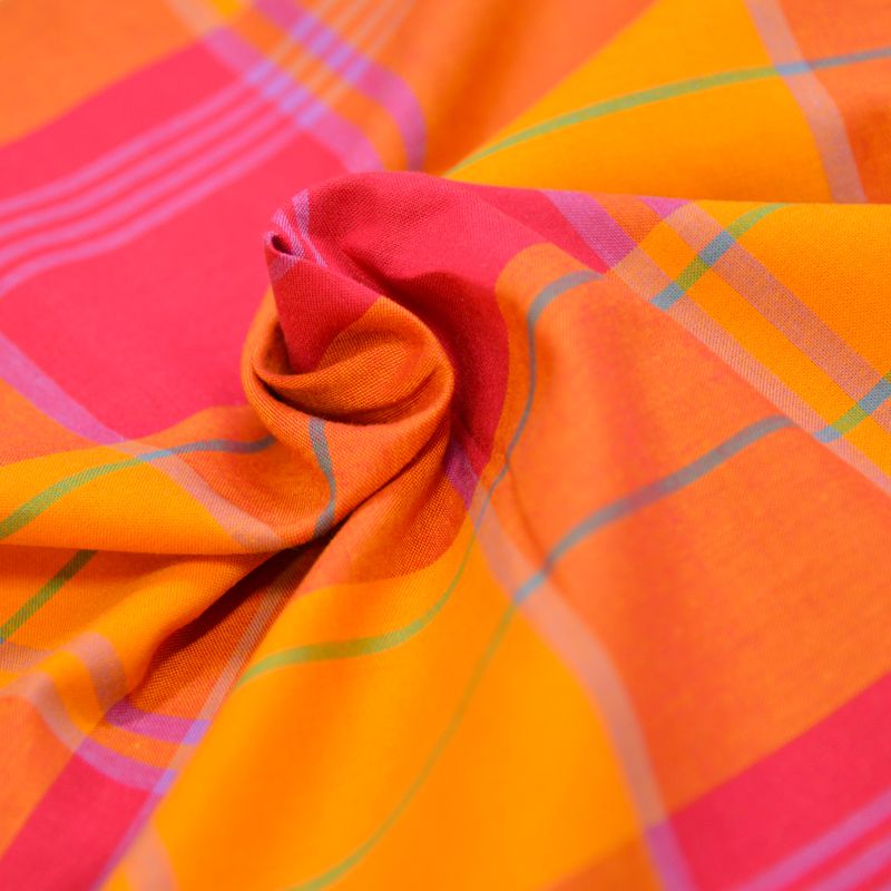 Madras cotton fabrics n ° 28