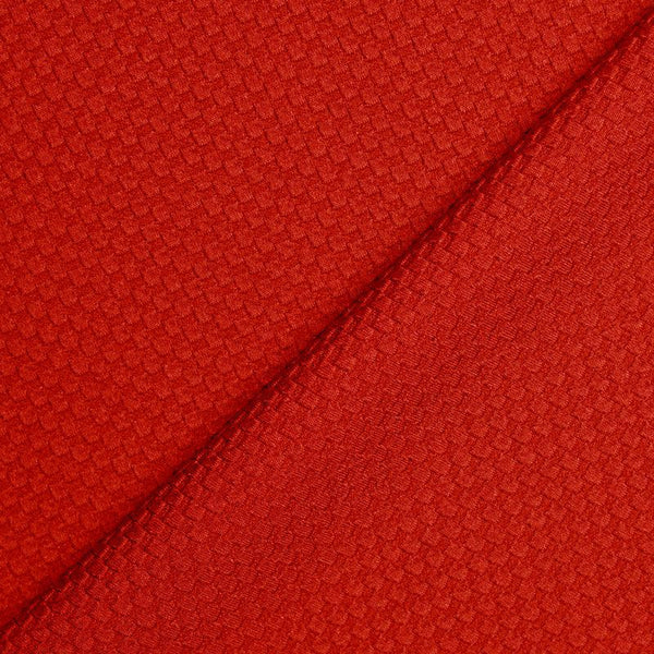 Jersey nid d'abeille rouge