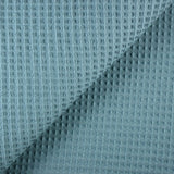 Coton nid d'abeille bleu pastel Coupon 45x45 cm