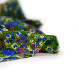 Microfibre imprimée sans limite fond vert