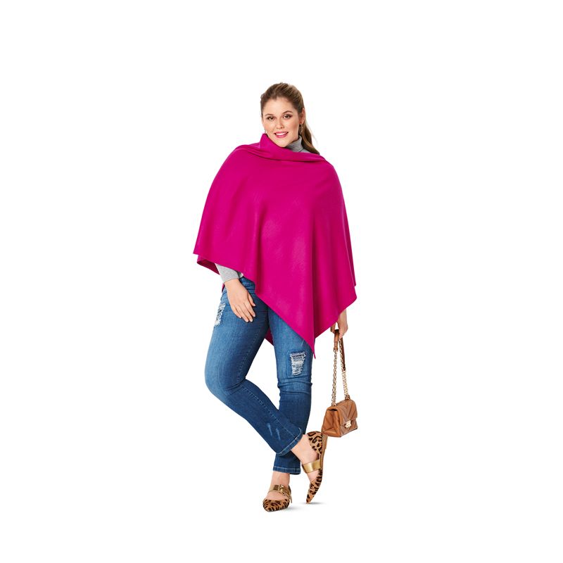 Patron Burda n°6256 Cape pour débutant