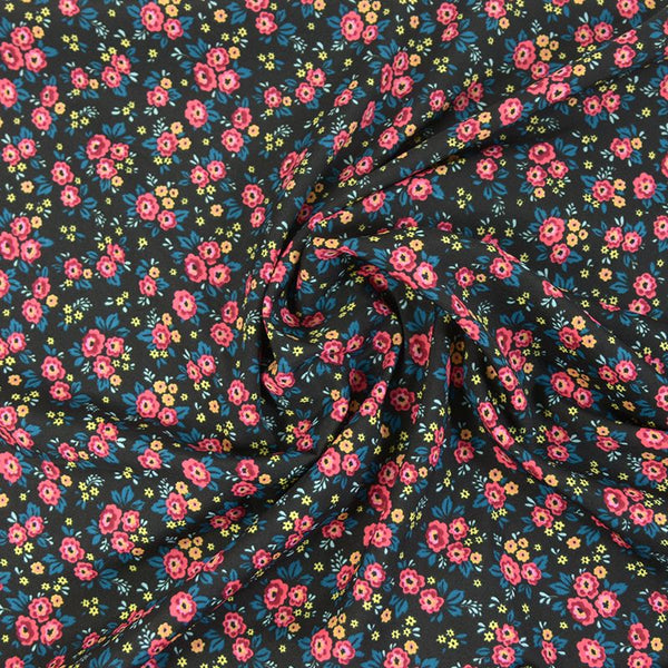 Microfibre imprimée belle et magnifique fond noir