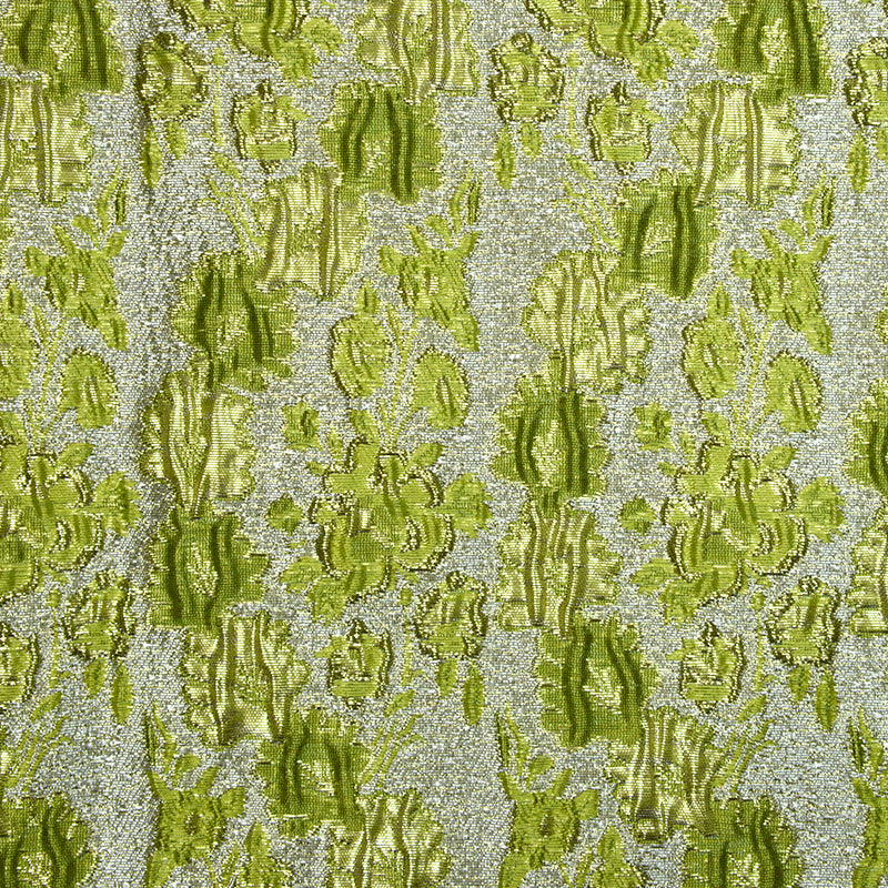 Green Merific Polyester Brocad