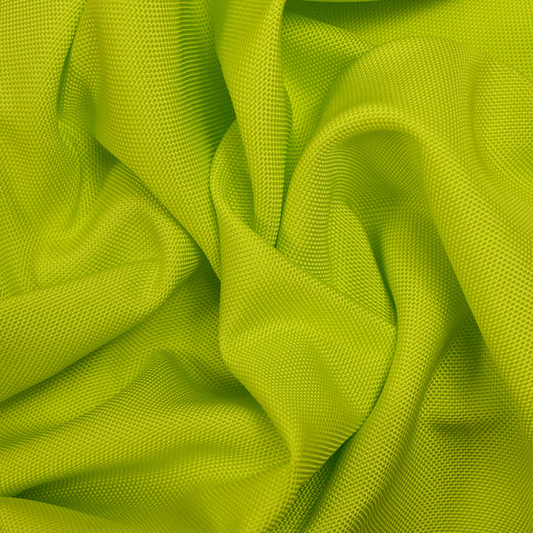 Toile polyester nid d'abeille vert anis fluo