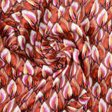 Tulipanes de tulipanes estampados con satén algodón