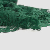 Navy blue scalloping lace