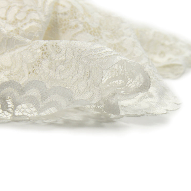 Navy blue scalloping lace