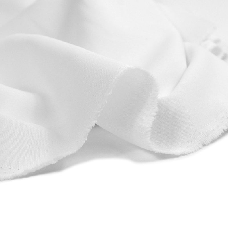 Tissu burlington polyester blanc