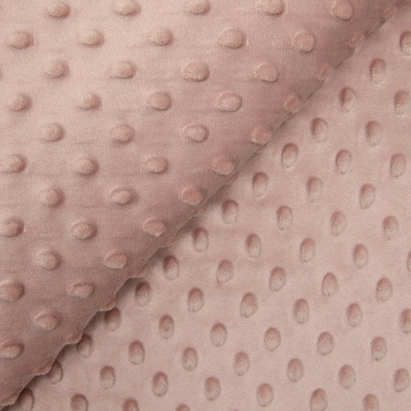 Polaire minky relief rose chair