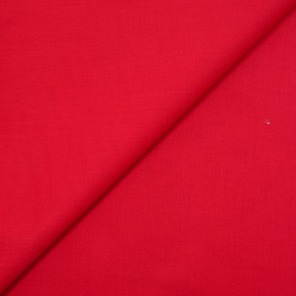Voile de coton rouge foncé