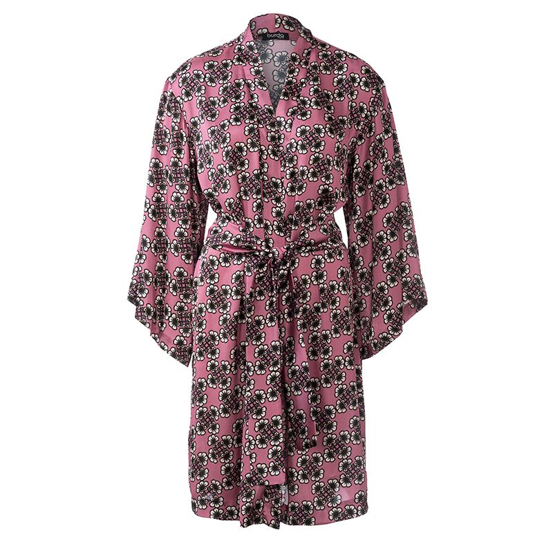Patron Burda n°6161: Kimono ceinturé femme