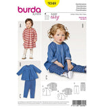 Burda boss n ° 9348: Baby blouse and pants