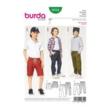 Burda boss n ° 9354: children's pants