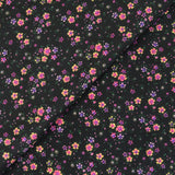 Microfibre imprimée retrouvailles délicieuses fond noir