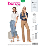 Patron Burda n°6432: Pantalon évasé