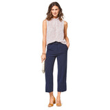 Patron Burda n°6434: blouse à plis