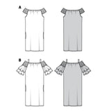 Burda boss n ° 6423: Robe dress