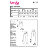 Patron Burda n°6124 : Pantalon