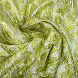 Brocart polyester mirifique vert