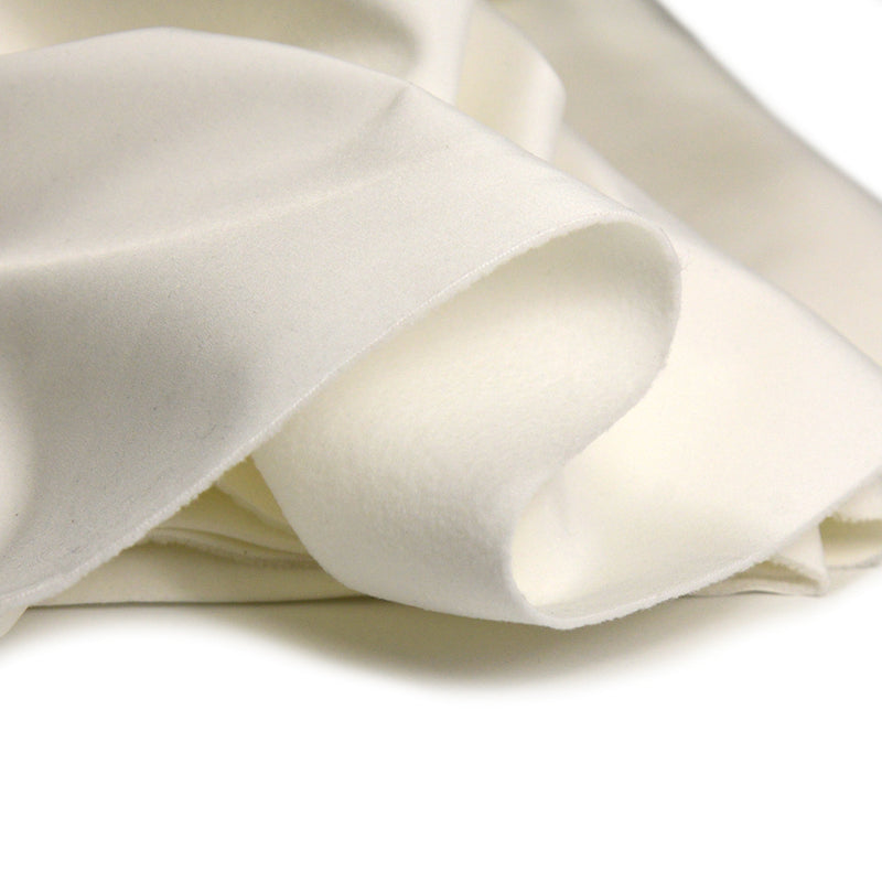 Tissu Softshell uni blanc cassé