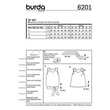 Patron Burda n°6200 : Top à bretelles