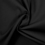 Tissus Piqué de coton milleraies uni noir