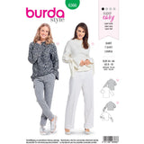 Burda boss n ° 6366: T-shirt with an integrated right collar