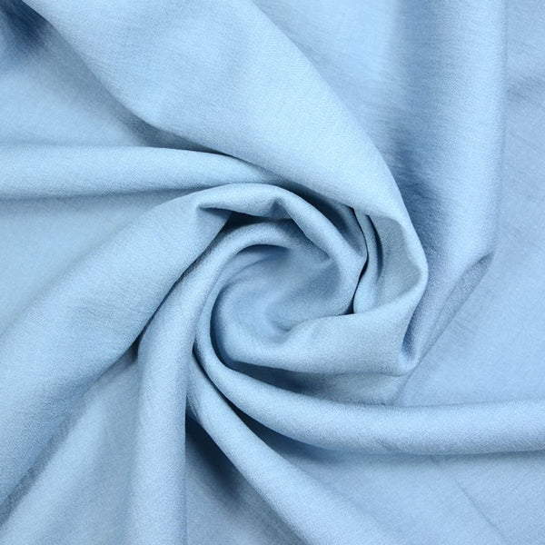 Crêpe viscose Lily bleu barbeau
