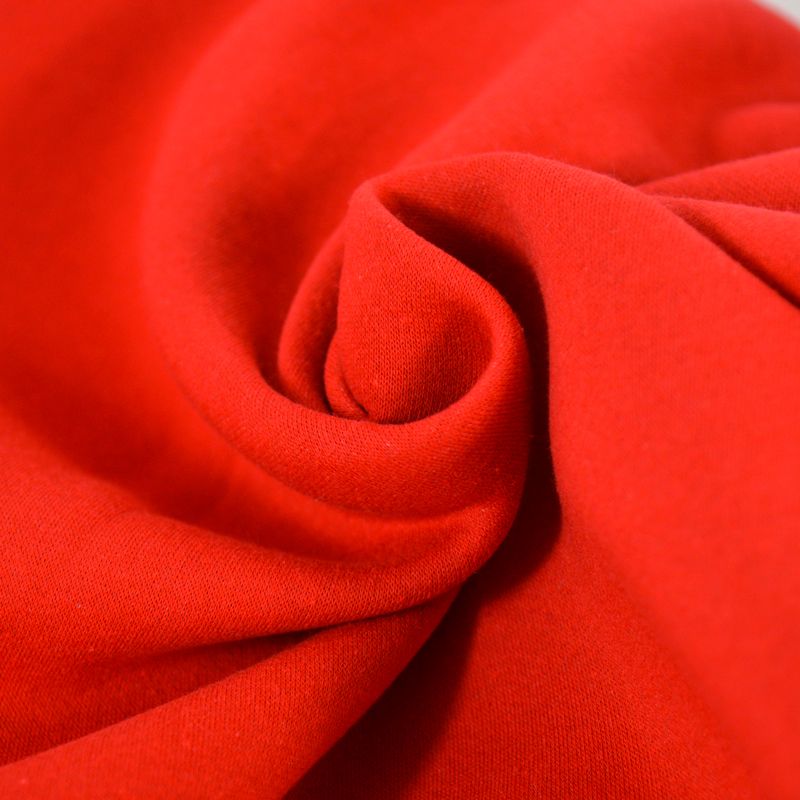 Sweat minkee recyclé rouge