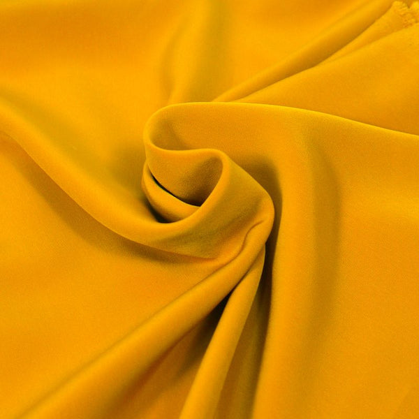 Microfibre polyester moutarde