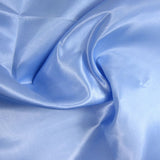 Satin duchesse polyester bleu ciel