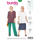 Burda 6307 boss - Asymmetrical blouse