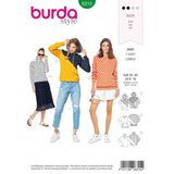 Patron Burda 6315 - Sweat-shirt à capuche