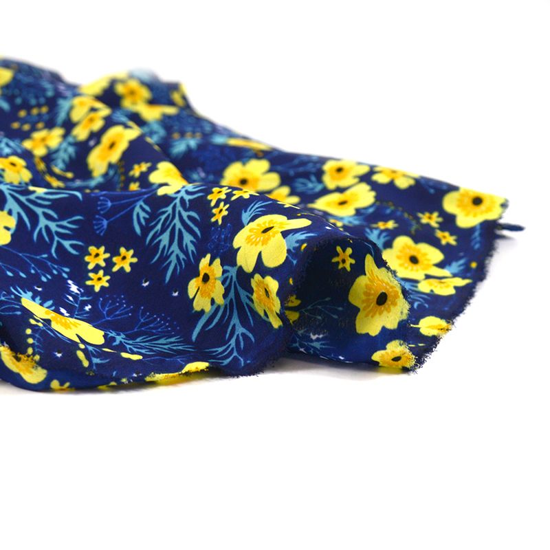 Microfibre imprimée pluie d'amour fond marine