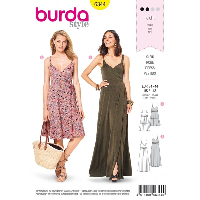 Burda boss 6344 - Wallet dress