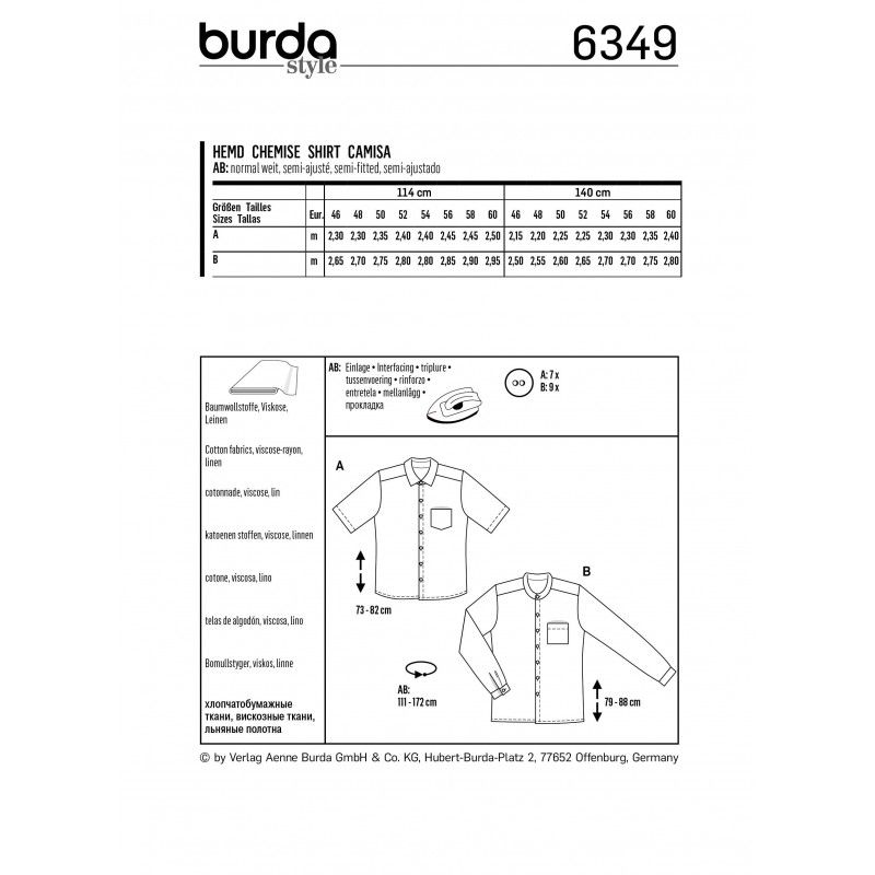 BURDA boss 6349 -Marise man