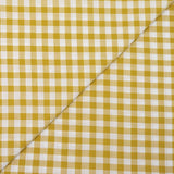Vichy cotton fabrics 9mm mustard