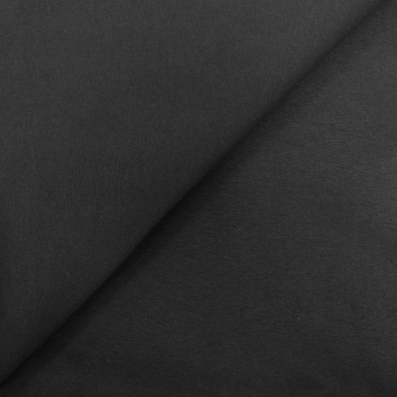 Tela de sudadera negra minkee