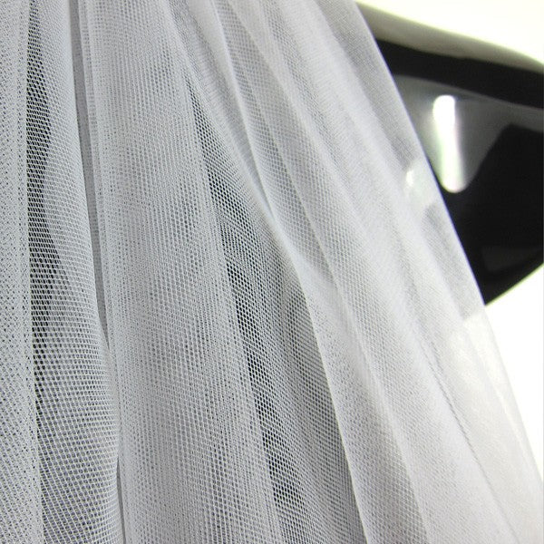 Tissu Tulle Blanc Doux - 4m X 1,6m - Pour Décoration Mariage, Bouquets, Fêtes DIY