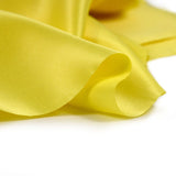 Satin polyester Impérial jaune poussin