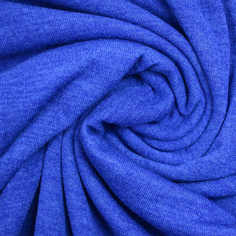 Maille tricot polyester Manon bleu roi