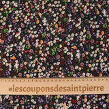 Microfibre imprimée alambiquée fond noir