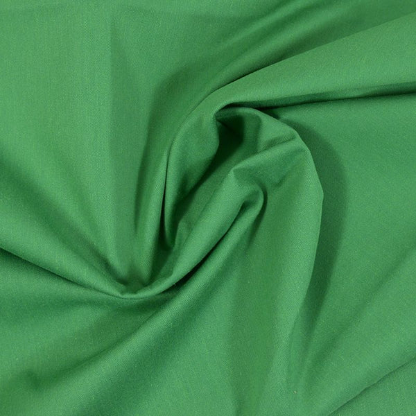 Gabardine polycoton sergé vert