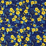 Microfibre imprimée pluie d'amour fond marine