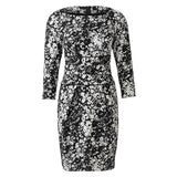 Patron Burda n°6165: Robe fourreau manches 3/4 femme
