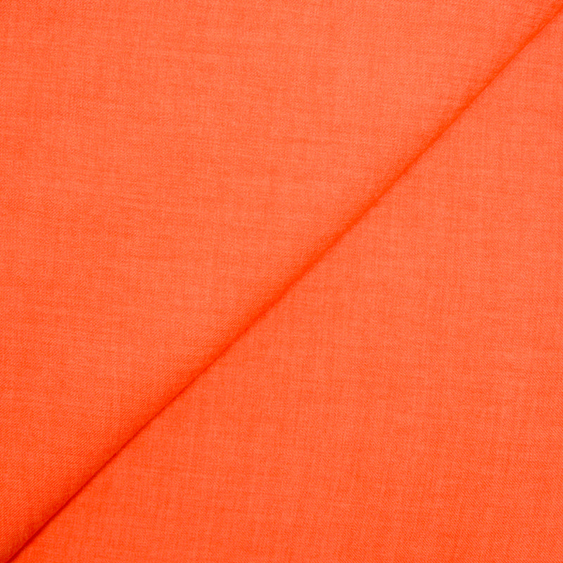 Sergé polyester Mia orange delavé