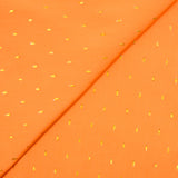 Popeline Viscose plumetis lurex orange