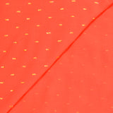 Popeline Viscose plumetis lurex rouge