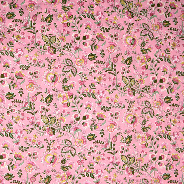 Coton liberty ® Kazusa rose au mètre